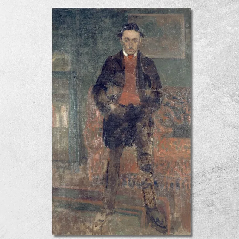 Roland Dorgelès 1886-1973 Romanziere Louis Marcoussis quadro stampa su tela