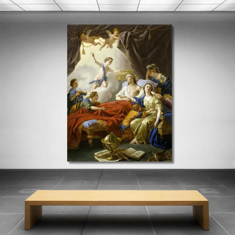 Allegory On The Death Of The Dauphin Louis-Jean-François Lagrenée
