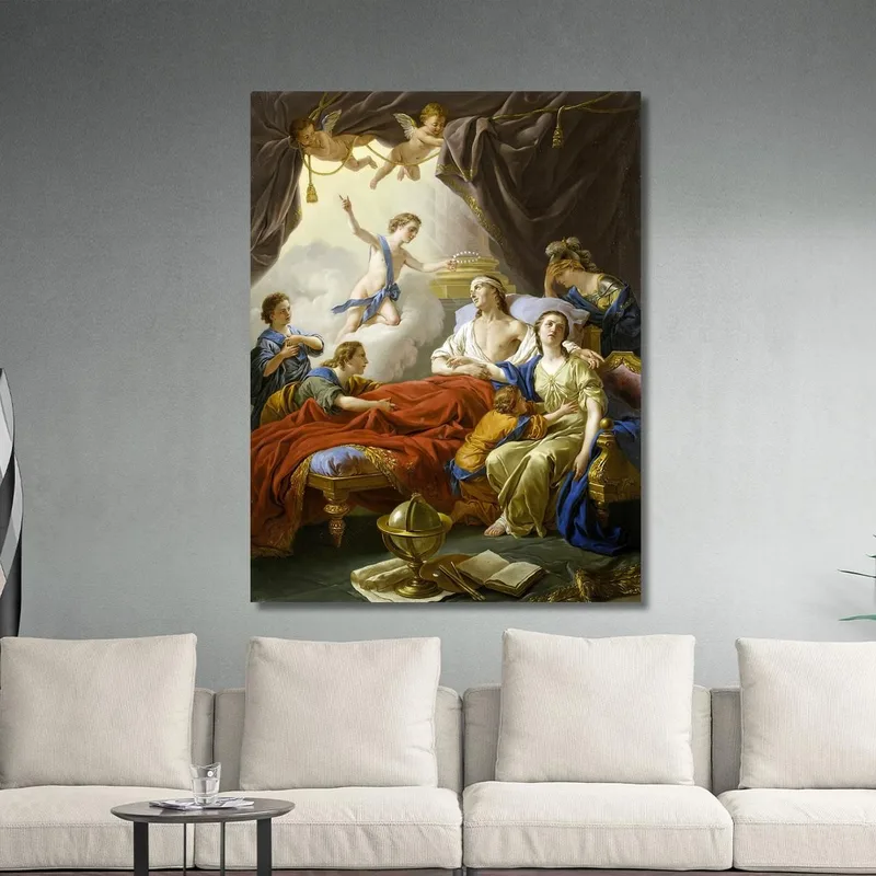 Allegory On The Death Of The Dauphin Louis-Jean-François Lagrenée