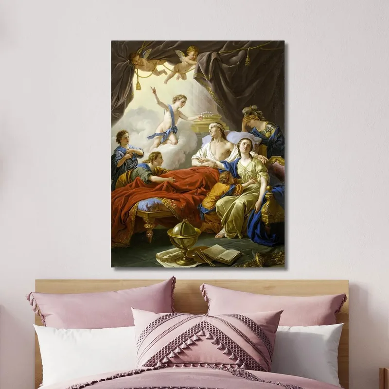 Allegory On The Death Of The Dauphin Louis-Jean-François Lagrenée