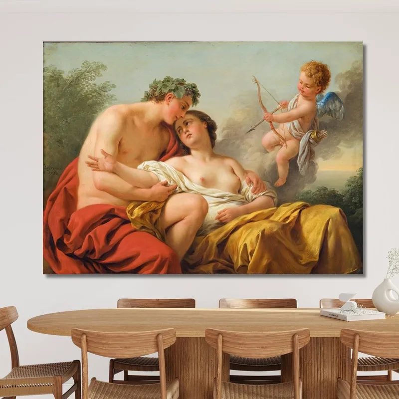 Bacchus And Ariadne Louis-Jean-François Lagrenée