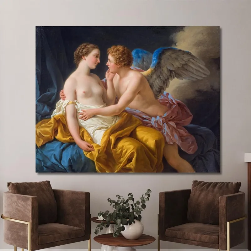 Cupid And Psyche Louis-Jean-François Lagrenée