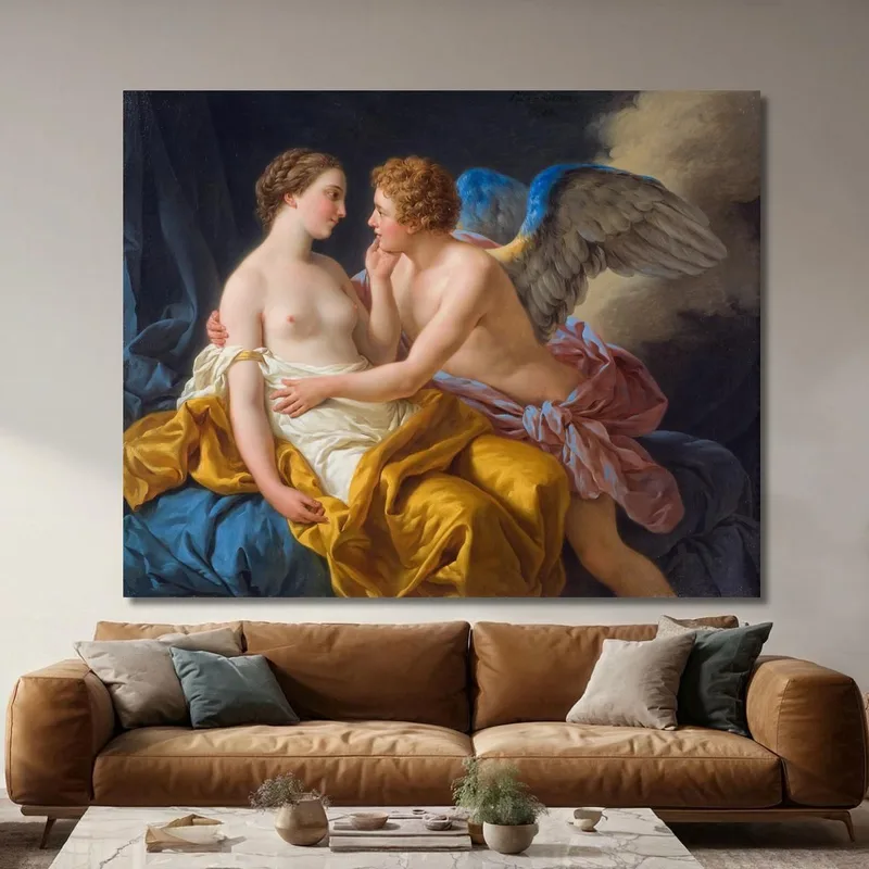 Cupid And Psyche Louis-Jean-François Lagrenée