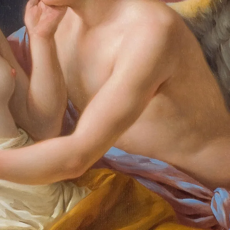 Cupid And Psyche Louis-Jean-François Lagrenée
