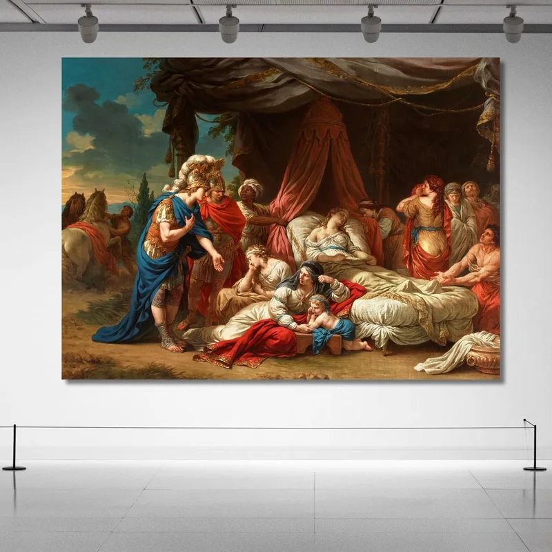 La Morte Della Moglie Di Dario Louis-Jean-François Lagrenée