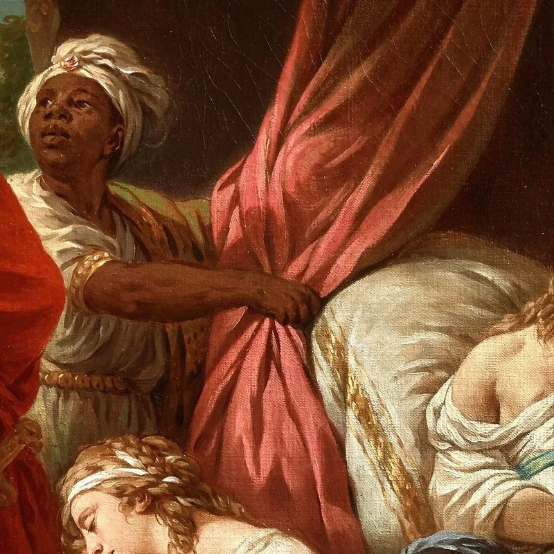 La Morte Della Moglie Di Dario Louis-Jean-François Lagrenée