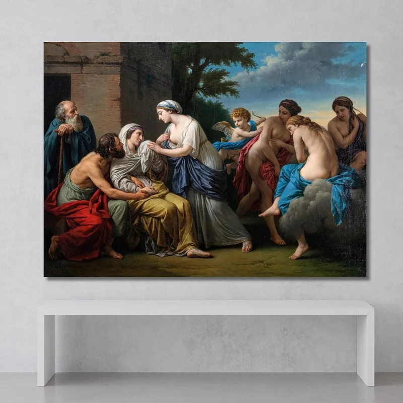 Friendship Consoling Old Age For The Loss Of Beauty And The Departure Of Pleasures Louis-Jean-François Lagrenée