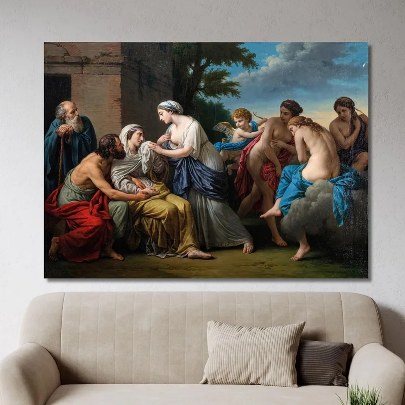 Friendship Consoling Old Age For The Loss Of Beauty And The Departure Of Pleasures Louis-Jean-François Lagrenée