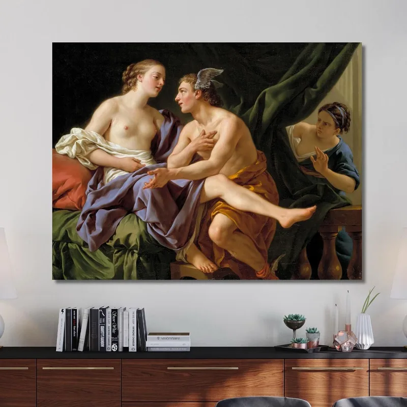 Mercury Herse And Aglaura Louis-Jean-François Lagrenée