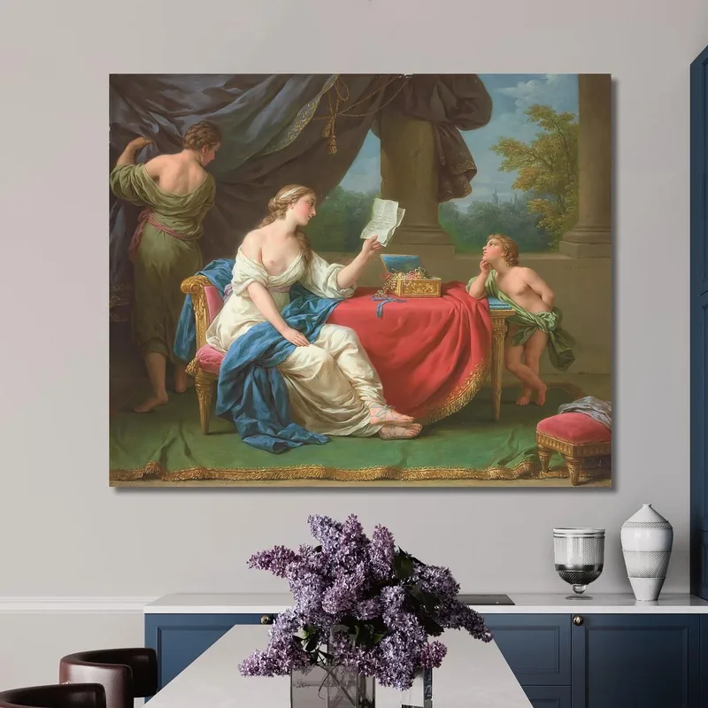 Penelope Reading A Letter From Odysseus Louis-Jean-François Lagrenée