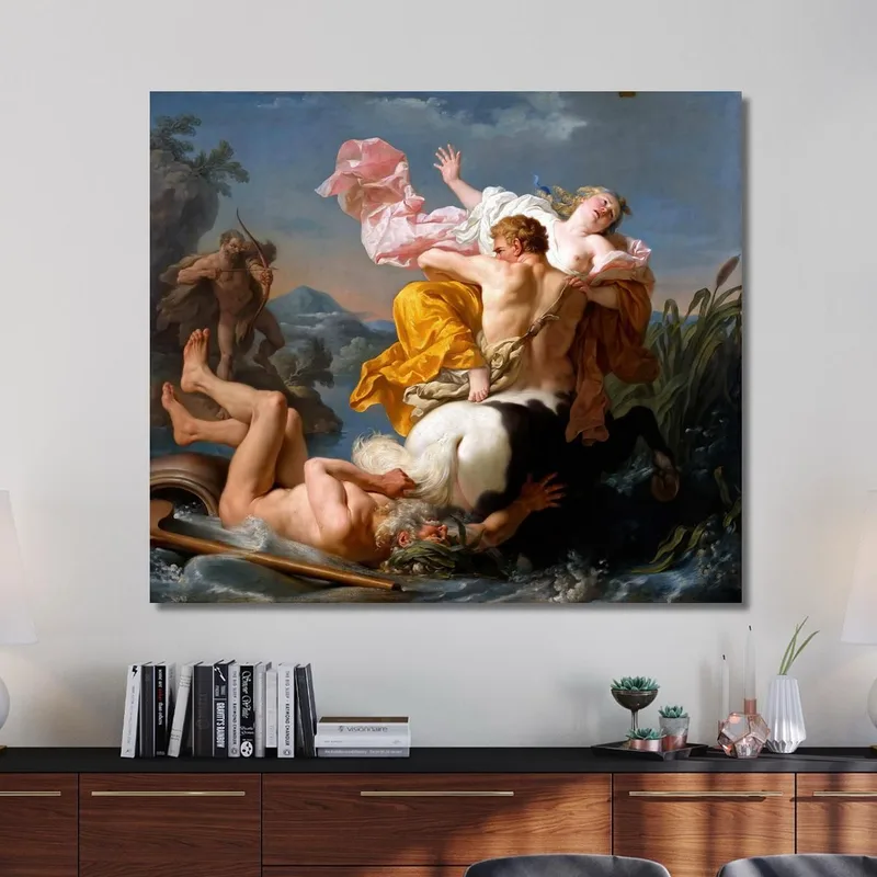 The Abduction Of Deianeira By The Centaur Nessus Louis-Jean-François Lagrenée
