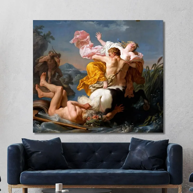 The Abduction Of Deianeira By The Centaur Nessus Louis-Jean-François Lagrenée