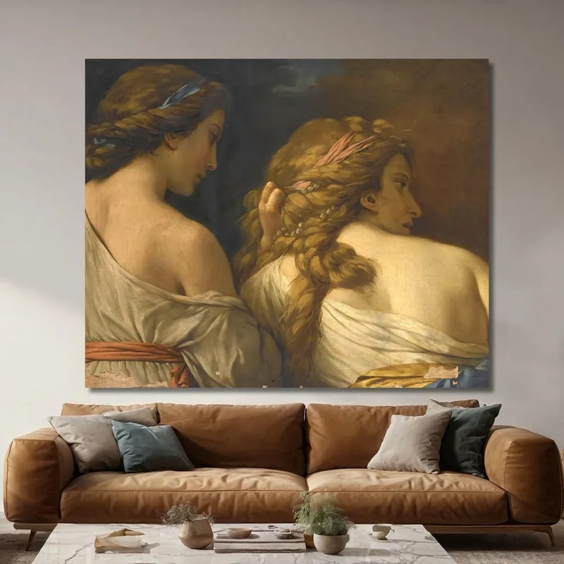 Two Nymphs Louis-Jean-François Lagrenée