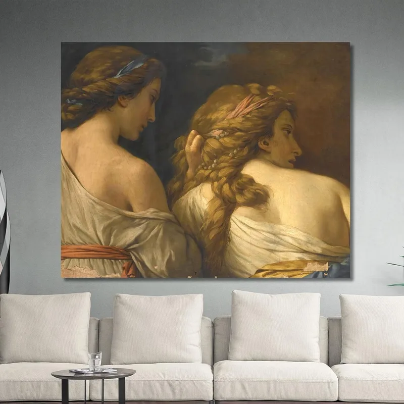 Two Nymphs Louis-Jean-François Lagrenée