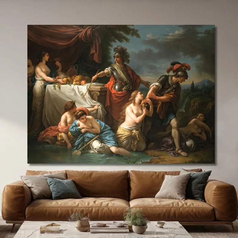 Ubaldo E Il Cavaliere Danese Louis-Jean-François Lagrenée