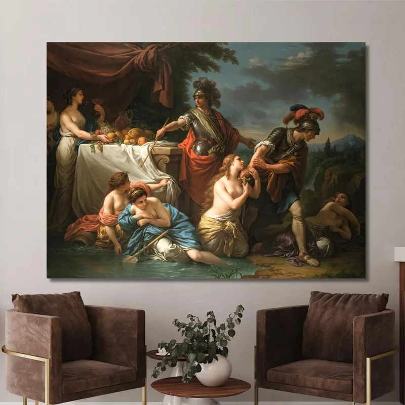 Ubaldo E Il Cavaliere Danese Louis-Jean-François Lagrenée