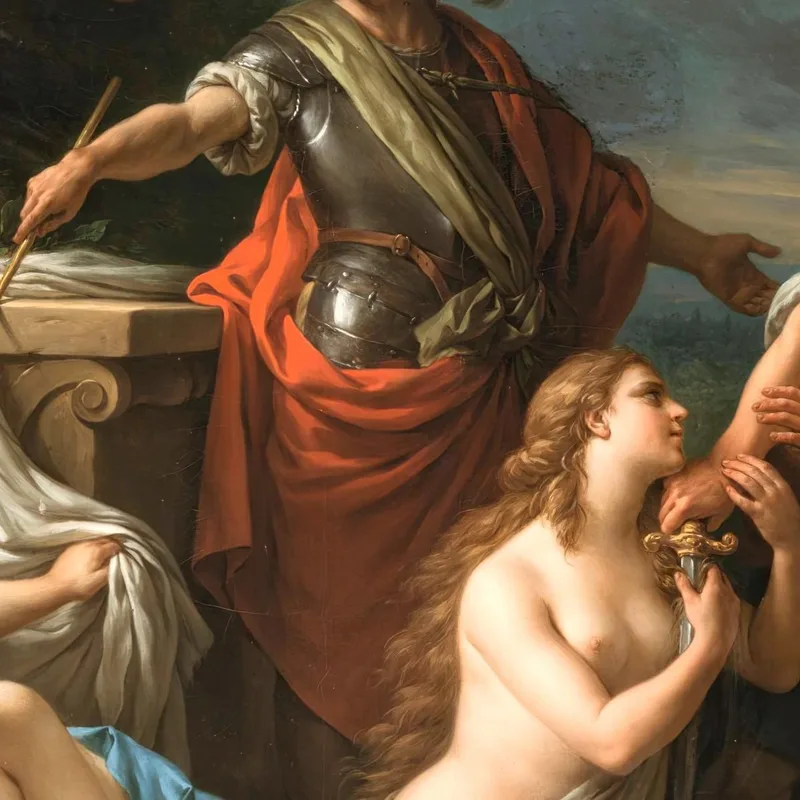 Ubaldo E Il Cavaliere Danese Louis-Jean-François Lagrenée