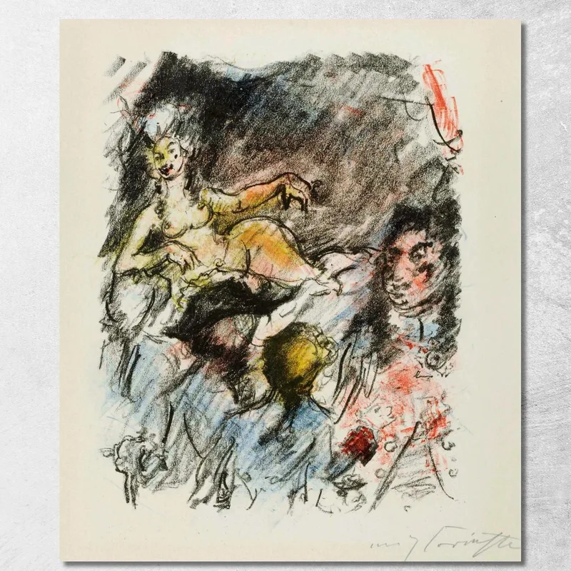 Am Dresdner Hof Lovis Corinth drucken auf leinwand