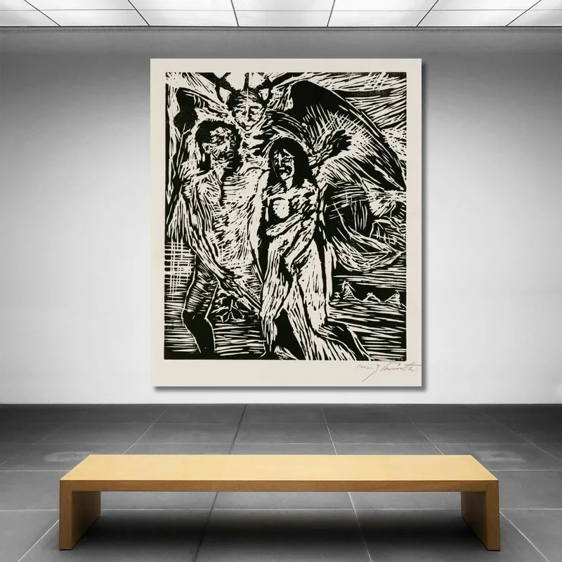 Austreibung Aus Dem Paradies Lovis Corinth