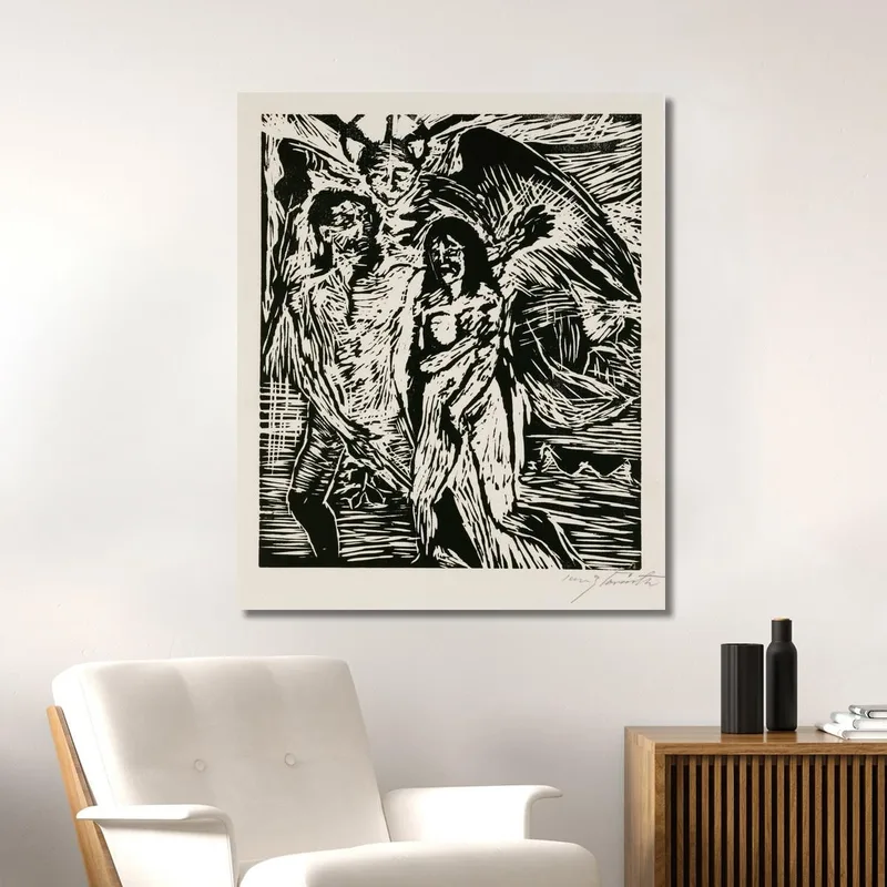 Austreibung Aus Dem Paradies Lovis Corinth