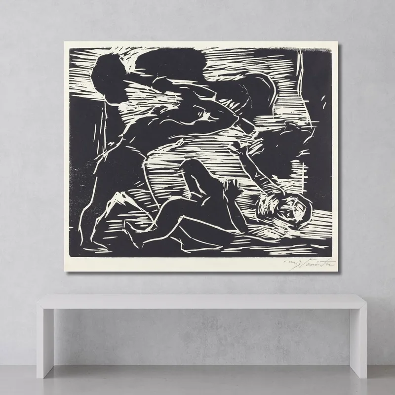 Kain Und Abel - Brudermord Lovis Corinth