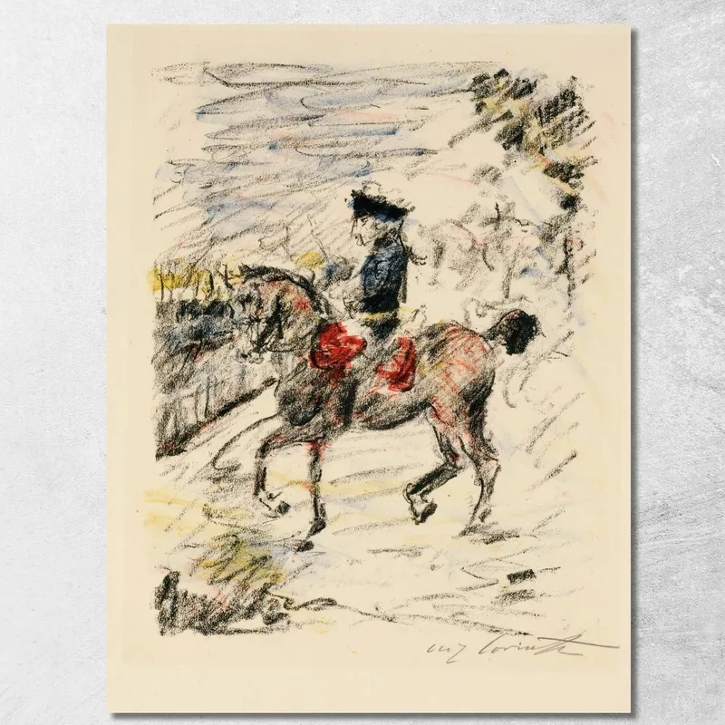 Die Wachtparade Lovis Corinth drucken auf leinwand