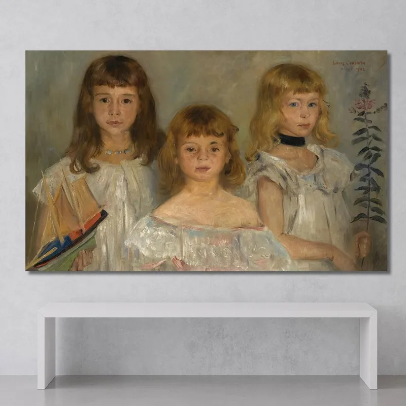 Tre Bambine Lovis Corinth