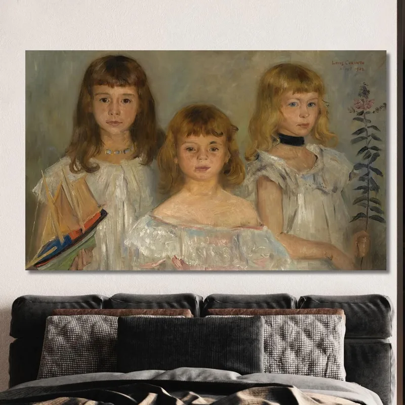 Tre Bambine Lovis Corinth
