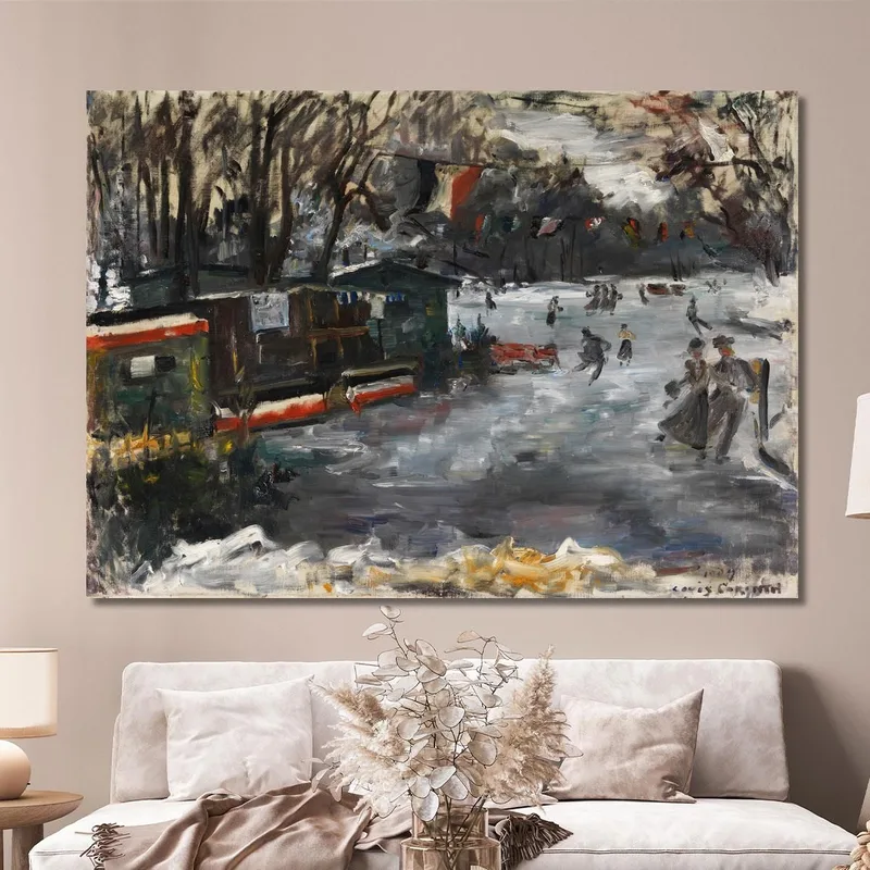 Eisbahn Im Berliner Tiergarten Lovis Corinth