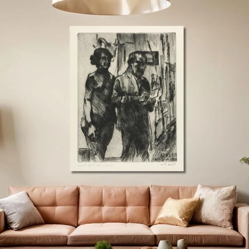 In Studio Lovis Corinth
