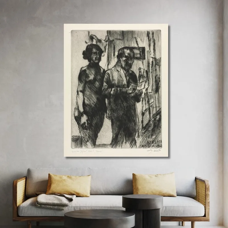 In Studio Lovis Corinth