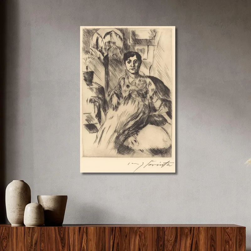 Interieur Mit Frau Lovis Corinth