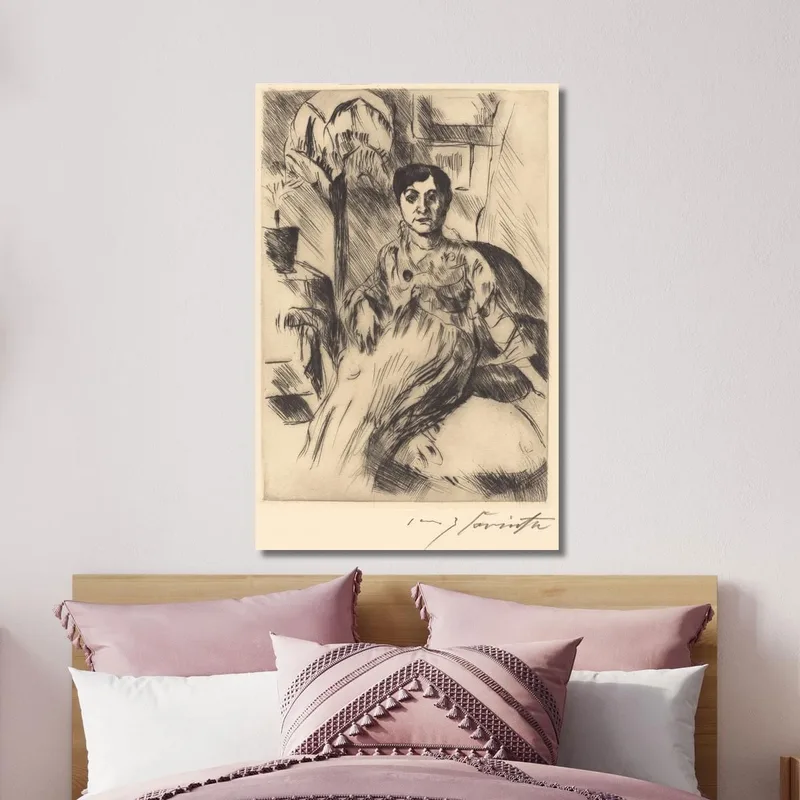 Interieur Mit Frau Lovis Corinth