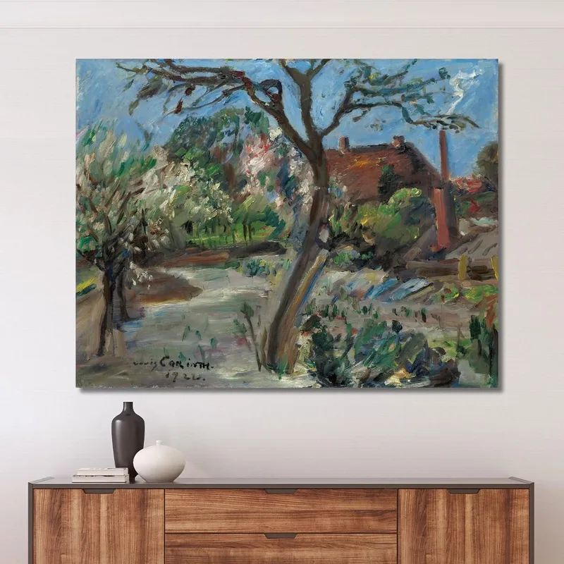 Landschaft Im Frühen Frühling Lovis Corinth