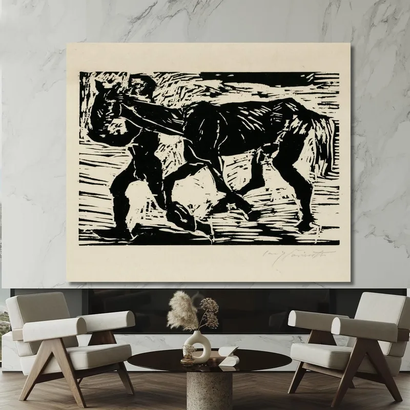 Uomo E Cavallo Lovis Corinth