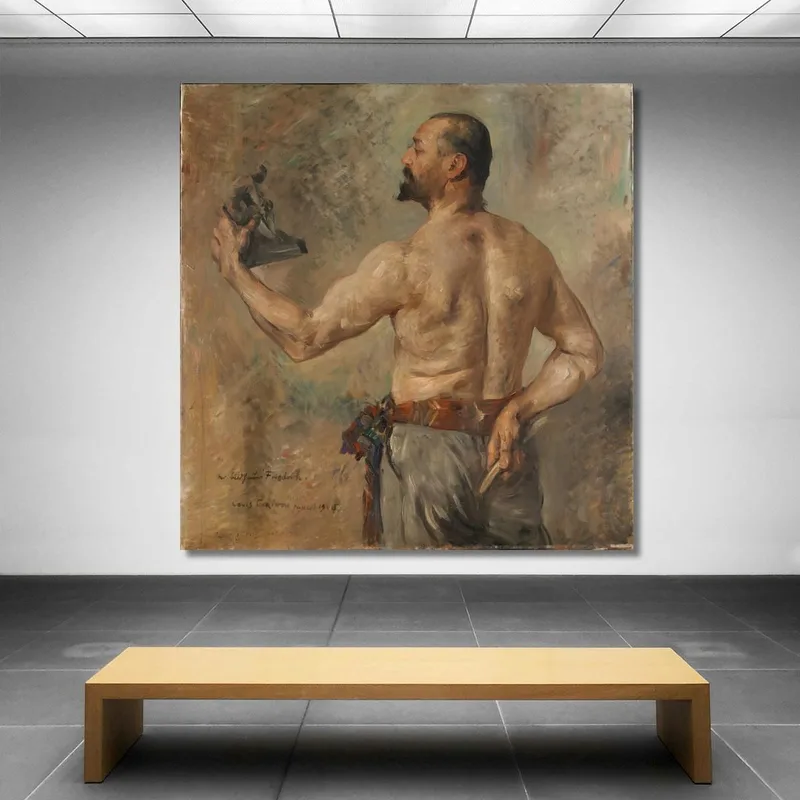 Portrait Of The Sculptor Friedrich Lovis Corinth
