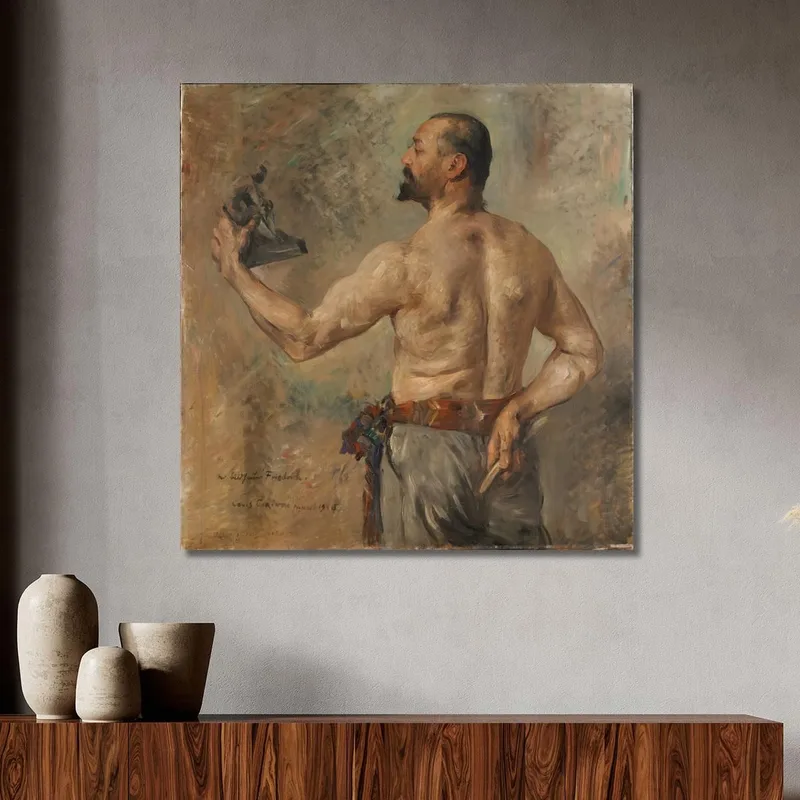 Portrait Of The Sculptor Friedrich Lovis Corinth