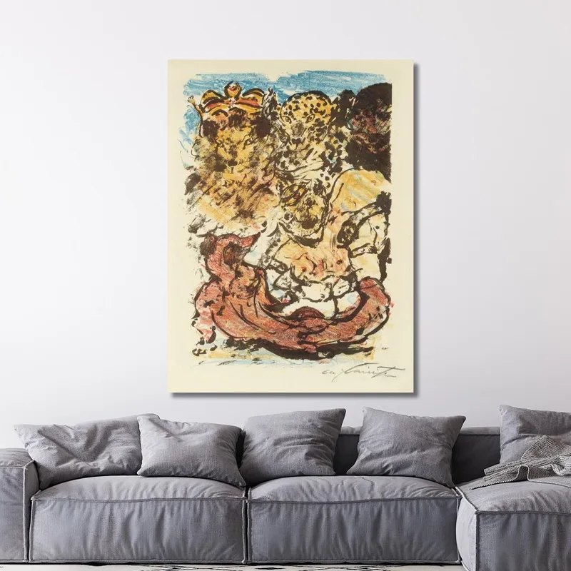 Reinecke Vor König Nobel Und Seiner Gattin Braun Dem Bären Und Dem Kater Hinze Lovis Corinth