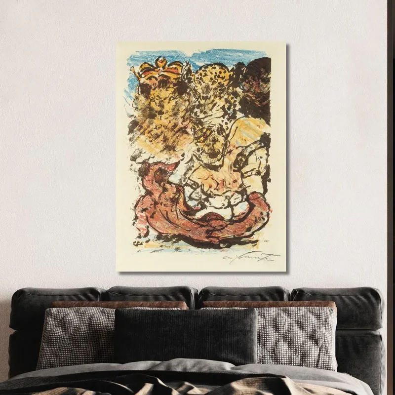 Reinecke Vor König Nobel Und Seiner Gattin Braun Dem Bären Und Dem Kater Hinze Lovis Corinth