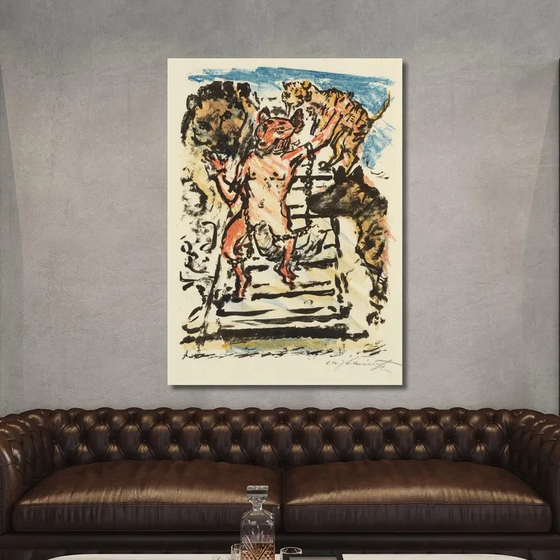 Reinecke Encadenado Esperando Su Ejecución Lovis Corinth