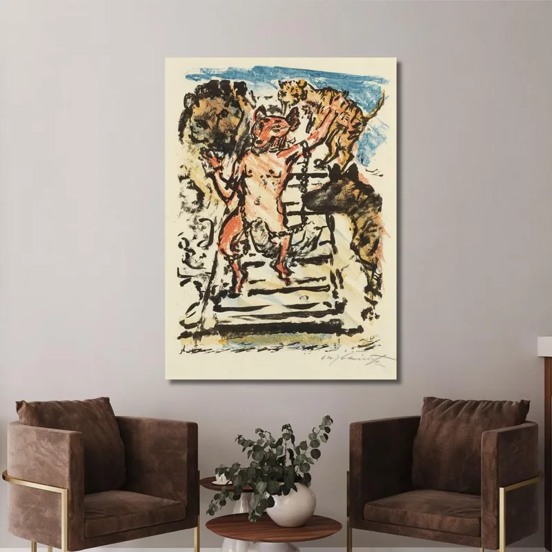 Reinecke Encadenado Esperando Su Ejecución Lovis Corinth