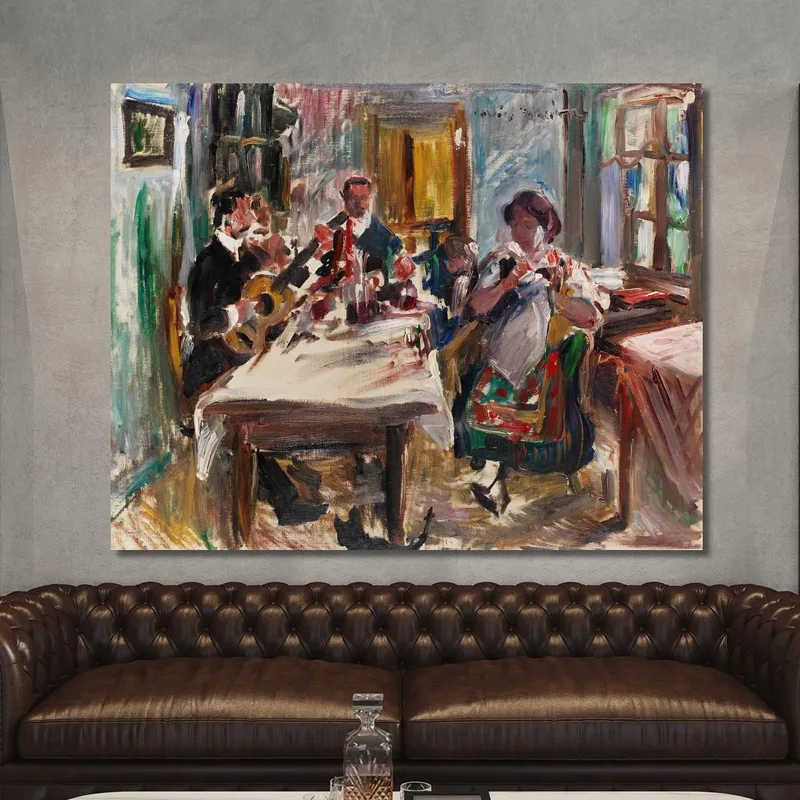 Tiroler Bauernstube Lovis Corinth