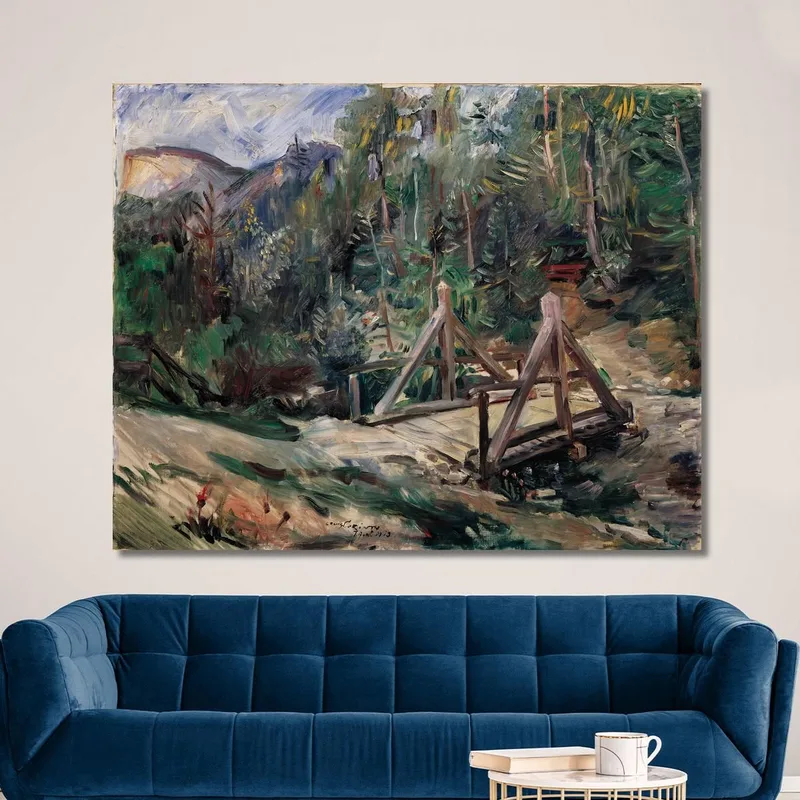 Tyrolean Landscape With Bridge Lovis Corinth