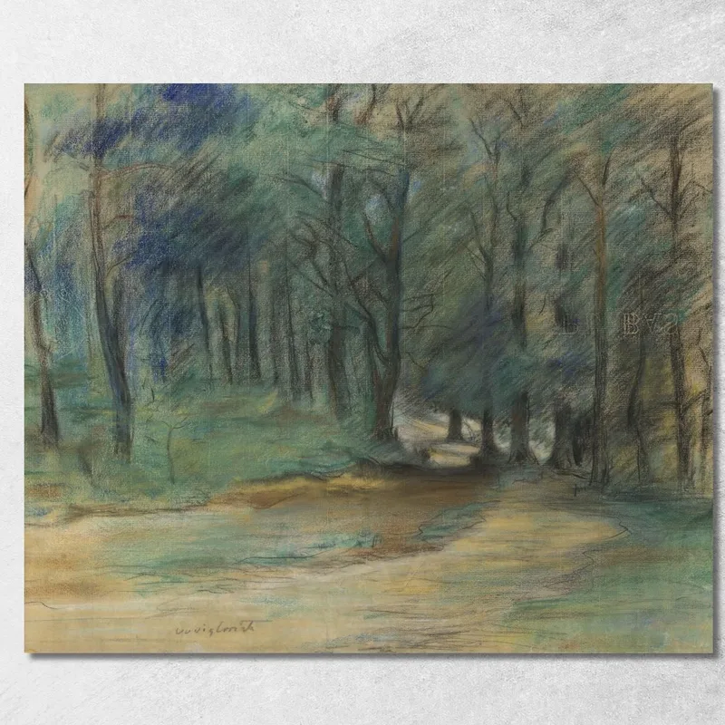 Sentiero Nel Bosco Lovis Corinth quadro stampa su tela
