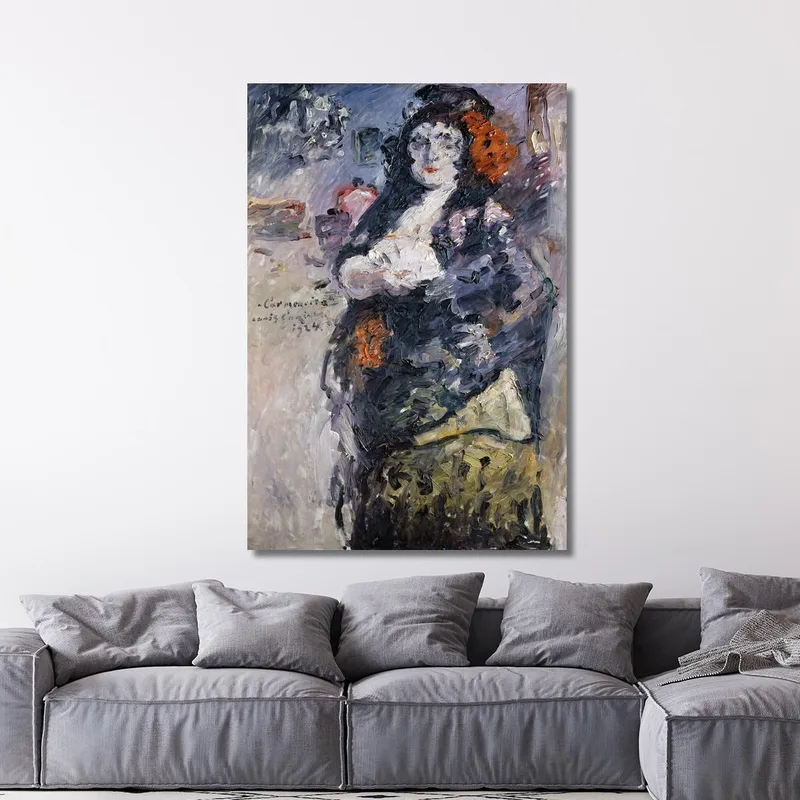 Carmencita' Portrait Of Charlotte Berend-Corinth In Spanish Dress Lovis Corinth
