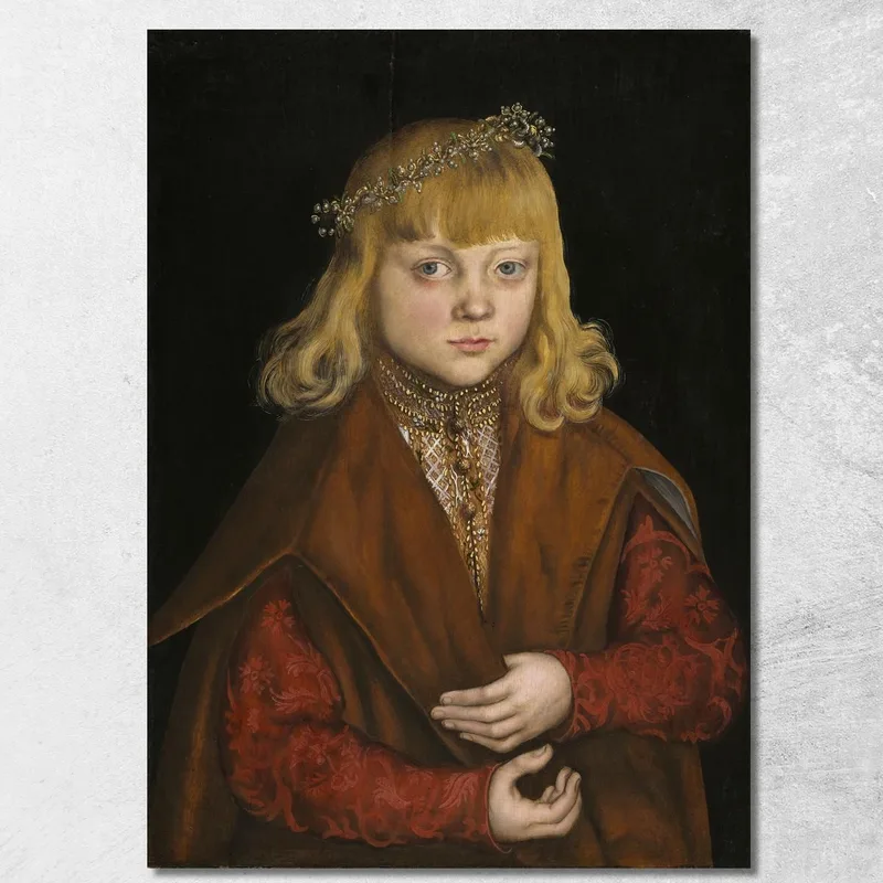 Un Prince De Saxe Lucas Cranach the Elder tableau impression sur toile