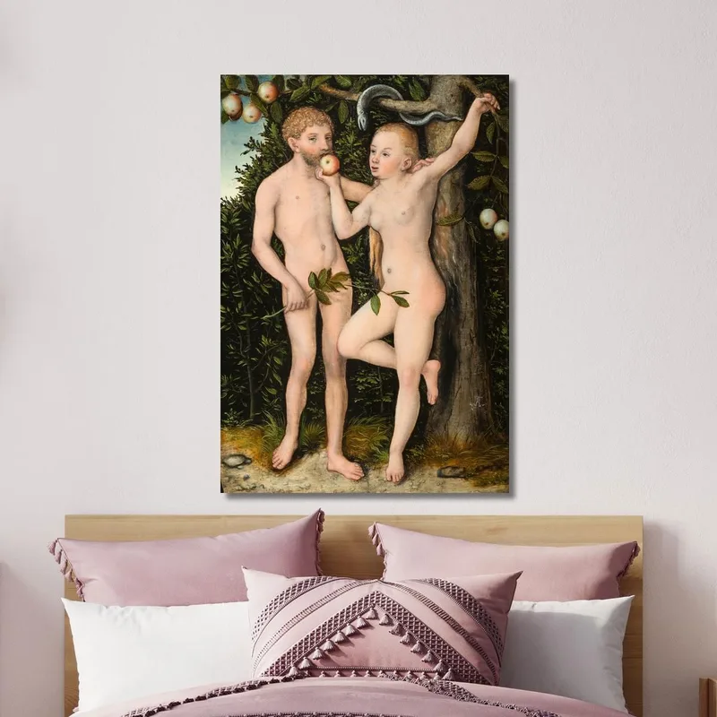 Adam Und Eva 2 Lucas Cranach the Elder