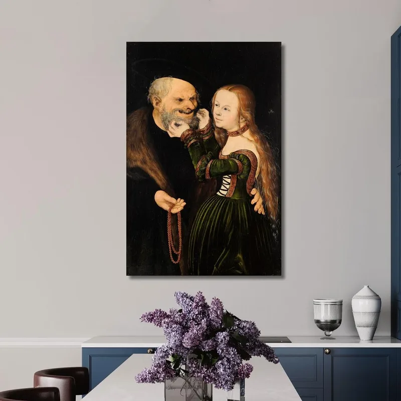 An Ill-Matched Pair Lucas Cranach the Elder