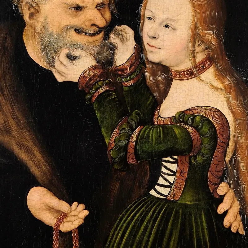 An Ill-Matched Pair Lucas Cranach the Elder
