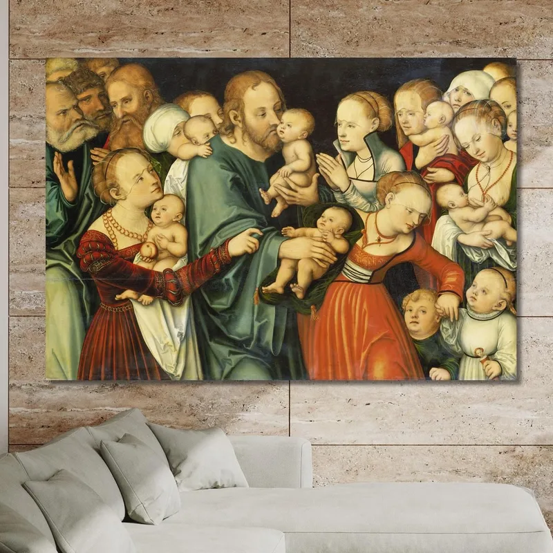 Christus Segnet Die Kinder 2 Lucas Cranach the Elder